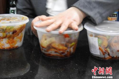 包裝外賣。受訪者供圖