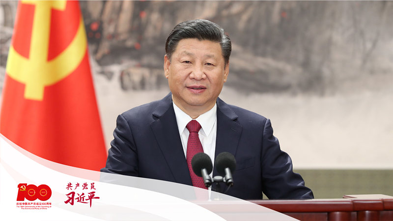 2017年10月25日，習(xí)近平等十九屆中共中央政治局常委同中外記者見(jiàn)面。這是習(xí)近平發(fā)表重要講話(huà)。