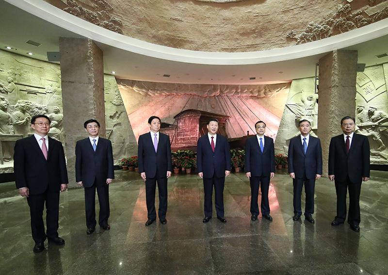 2017年10月31日，習(xí)近平在南湖革命紀(jì)念館參觀結(jié)束時(shí)發(fā)表重要講話。