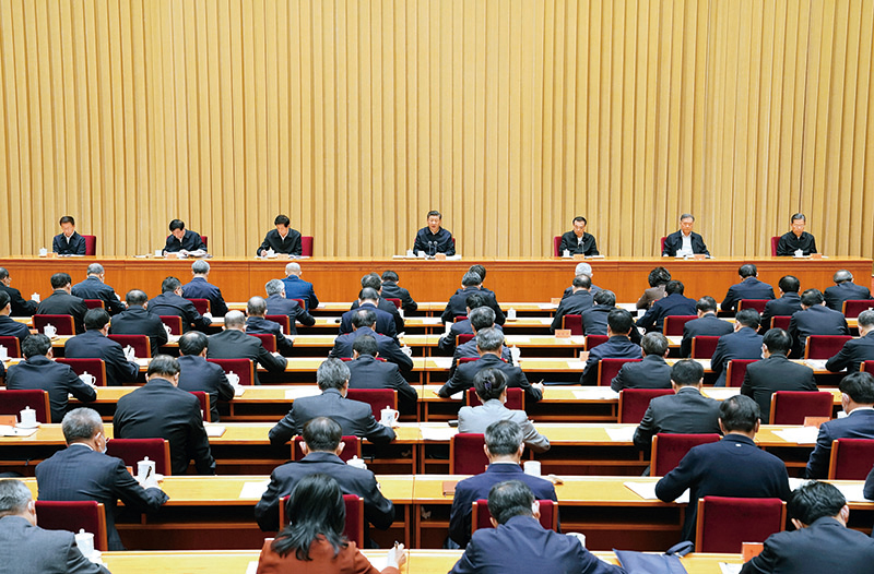 2020年11月16日至17日，中央全面依法治國工作會議在北京召開。習(xí)近平總書記出席會議并發(fā)表重要講話。