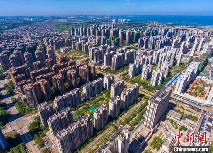 資料圖：航拍某房地產(chǎn)項目。 駱云飛 攝