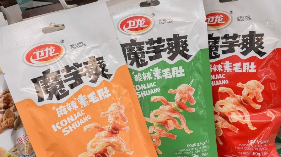 圖為魔芋爽。圖片來源：臺灣《聯(lián)合報》楊雅婷攝。
